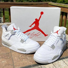 Nike Air Jordan Retro 4 Oreo Semi Ua