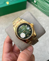 Rolex Oyster perpetual Day Date Automatic Gold Green