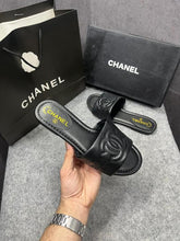 Chanel Lambskin Quilted CC Platform Mules Black With OG Box Carry Bag 21P