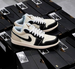 Air jordan 1 low se coconut milk black fix
