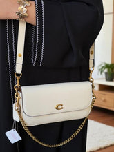 Coach Brook Flap Chain Bag With OG Box Dust Cover CAN90 Beige