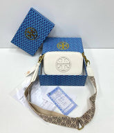 Tory Burch Miller Crossbody Camera Bag White With OG Box & Dust Bag 3300 White