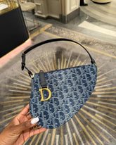 Christian Dior Saddle Rodeo Denim With OG Box & Dust Bag 8110 Denim