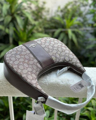 Coach Carmen Shoulder Bag With OG Box Dust Bag 6812 14 Brown Cloth
