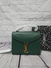 YSL Saint Laurent Cassandra Top Handle Bag With OG Box Dust Cover & Carry Bag 1823 Green