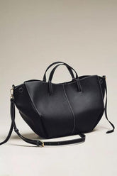 Polene Cyme Large Tote With Wallet & Original Dust Cover Black