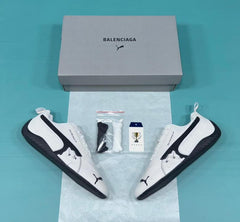 WMN Balenciaga x Puma White and Black Athletic Shoes