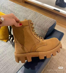 Louis Vuitton LV Checker Ranger Boots Tan