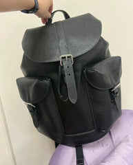 Coach Warner Backpack Signature Canvas Coated Canvas Leather With Dust Cover 909 Black