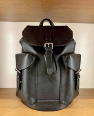 Coach Warner Backpack Signature Canvas Coated Canvas Leather With Dust Cover 909 Black