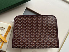 Goyard Jouvence PM Toiletry Bag Bordeaux Red With Dust Cover