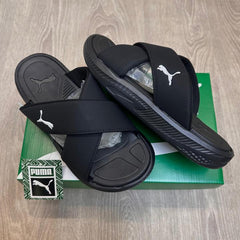 PUMA SOFTRIDE SEAVE CROSS STRAP BLACK