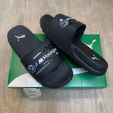 Puma BMW Motorsport Soft Comfort Premium All Black Slides