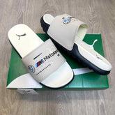 Puma BMW Motorsport Soft Comfort Premium Beige Black Slides