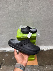 Crocs In Motion Clogs Black Grey fixed