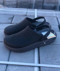 Crocs In Motion Clogs Black Grey fixed