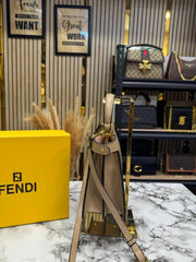 Fendi Peekaboo I see U Shoulder Bag With Box 731 Apricot
