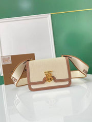 Burberry TB Shoulder Bag With Box Dust Bag Including Carry Bag BR333 Brown