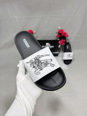 BURBERRY FURLEY MOTIF WHITE WITH BRAND PACKAGING
