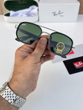 Rayban 30165 silver green