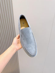 Loro Piano Summer Walk Loafer Pearl Grey