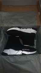 balenciaga speed trainer BLACK WHITE
