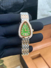 BVLGARI WOMEN S ttt rose green dial F248
