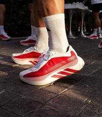 Adidas Hyper boost Edge White Solar Red