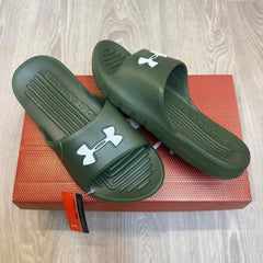 Under Armour Core PTH Green Slides