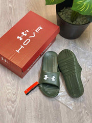 Under Armour Core PTH Green Slides