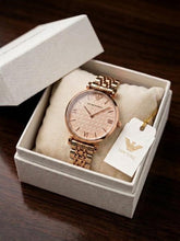 Emporio Armani Classic Copper-Pink-Checks