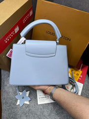 Louis Vuitton Capucines Medium Blue OG Double Box With Dust Bag 98177-6 Blue
