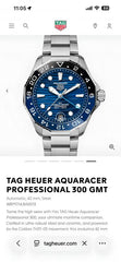 Tag Heuer aquaracer professional 300m date automatic japan