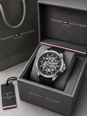 Tommy hilfiger Automatic Silicon Black-Silver