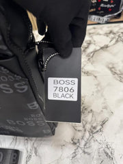 Hugo Boss Monogram Printed Premium Quality Laptop Bag