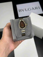 BVLGARI TWO TONE GOLD BROWN FOR HER WOMENS GIRLS F204