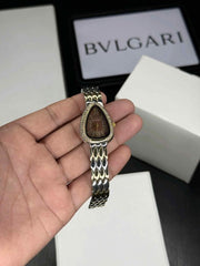 BVLGARI TWO TONE GOLD BROWN FOR HER WOMENS GIRLS F204