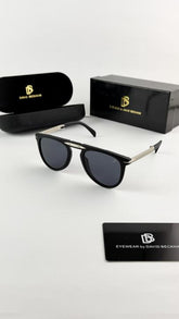 David Beckham silver black fold