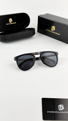 David Beckham silver black fold