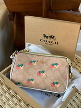 Coach Nolita 19 Strawberry Sling Bag With Box Dust Bag Sling Chain C1001 Strawberry