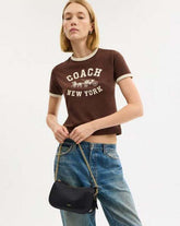 Coach Waverly 24i Shoulder Bag Signature Canvas Black With OG Box Dust Cover & Carry Bag