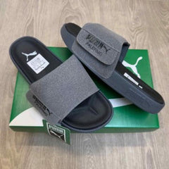 Puma Leadcat Palermo Foil White Grey Black Slides