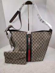 Gucci Jackie 1961 Shoulder Bag GG Supreme Canvas With Dust Cover & Carry Bag 763103