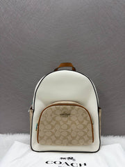 Coach Court Back pack Coffee Black With Original Dust cover Packaging
