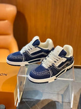 Louis Vuitton LV Trainer Indigo Blue Monogram Denim UA