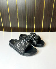 Louis Vuitton Premium Denim Flipflop Black