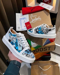 Christian louboutin vieira print junior premium sneaker UA QUALITY