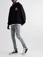 AMIRI Ma court leather trimmed canvas high top sneakers black official 2025 latest colour store article UA QUALITY