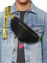 Off-White Binder Nylon Waist Fannypack Track Belt Bag With Dust Bag (1955) Black Sale