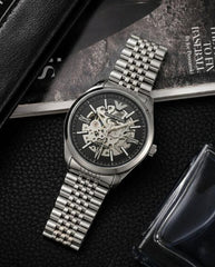 Emporio Armani Antonio Automatic Silver-Black